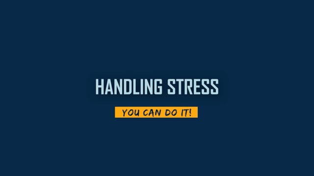 Handling Stress - Kick It California 