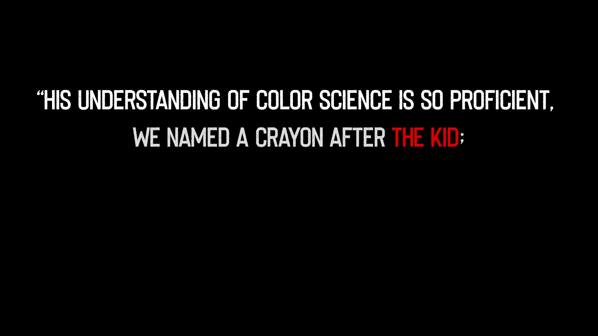 Color Reel (H264 Version)