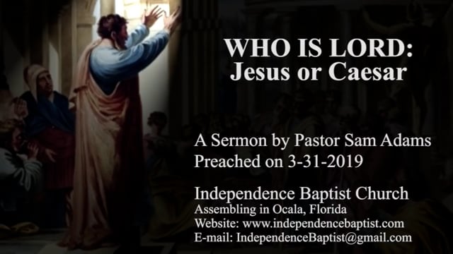WHO IS LORD Jesus or Caesar.mp4