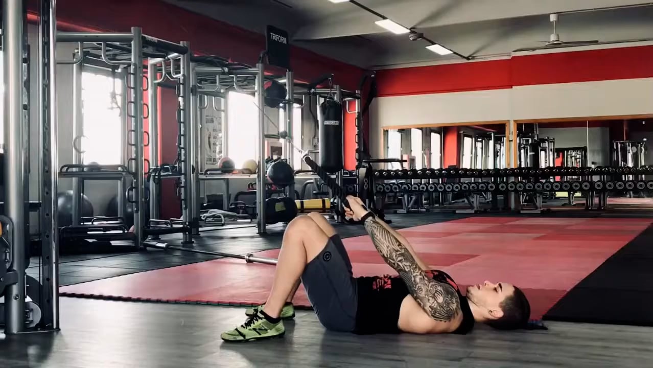 Shoulders Rope Face Pulls Lying on Vimeo