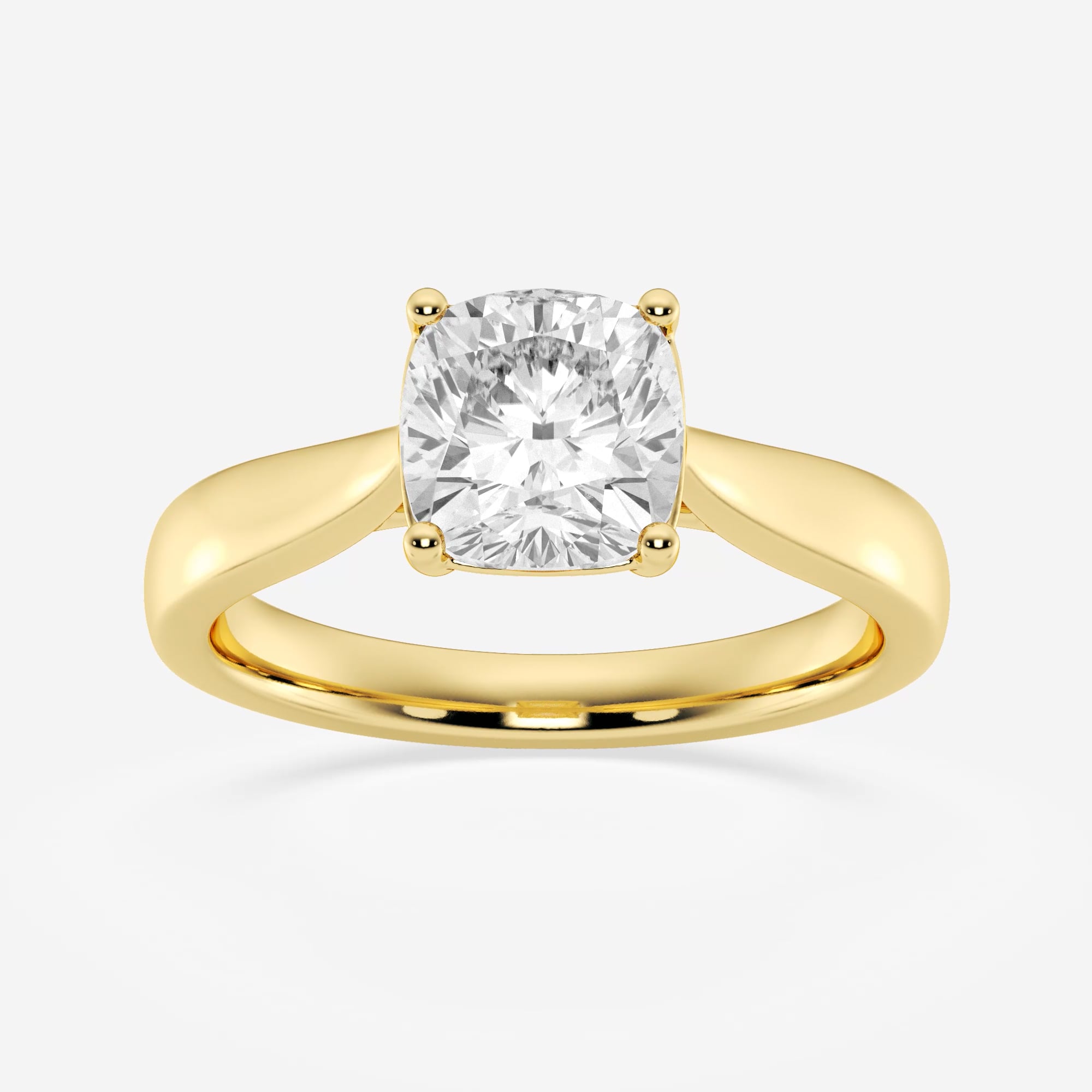 product video for 2 ctw Cushion Lab Grown Diamond Trellis Solitaire Engagement Ring