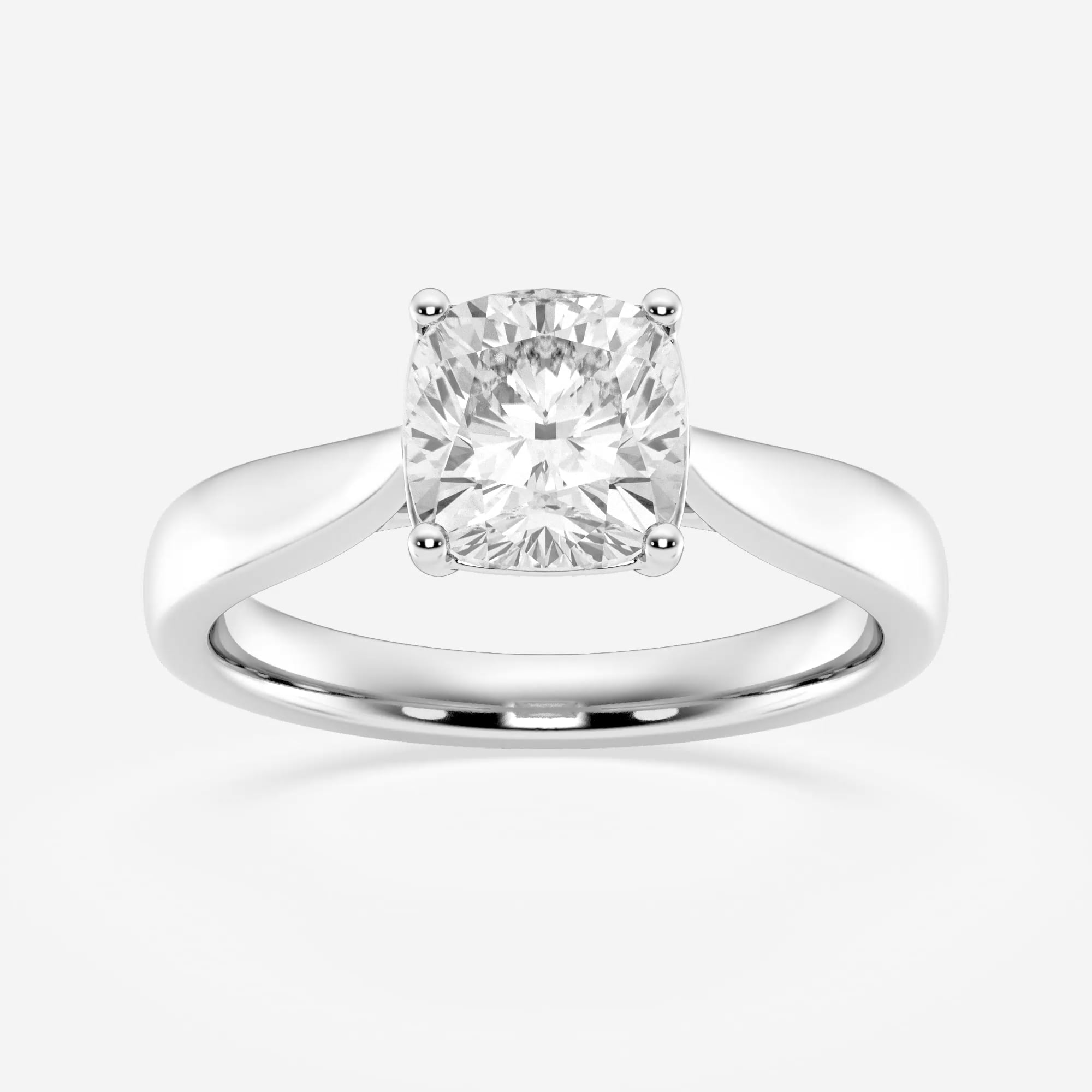product video for 2 ctw Cushion Lab Grown Diamond Trellis Solitaire Engagement Ring