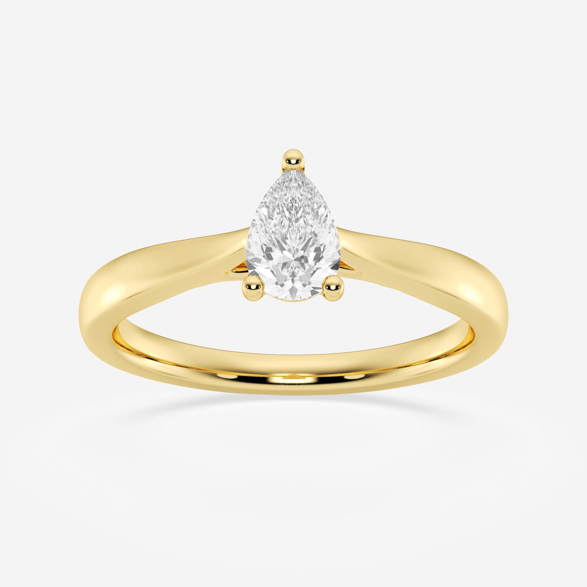 product video for 1/2 ctw Pear Lab Grown Diamond Trellis Solitaire Engagement Ring