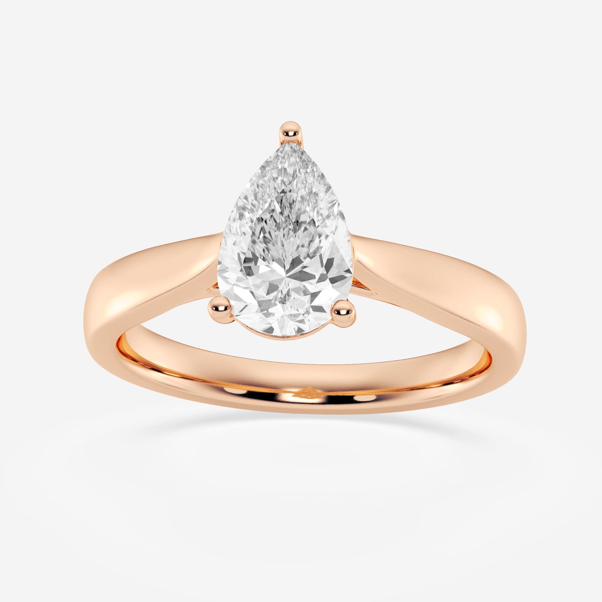 product video for 1 1/2 ctw Pear Lab Grown Diamond Trellis Solitaire Engagement Ring