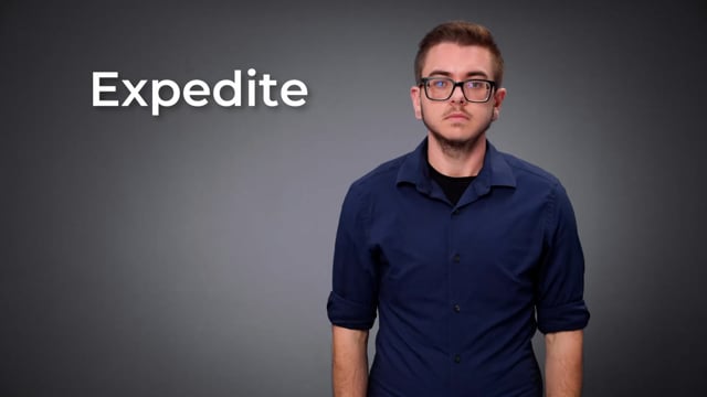 Expedite | SEE Signs ESC Region 13