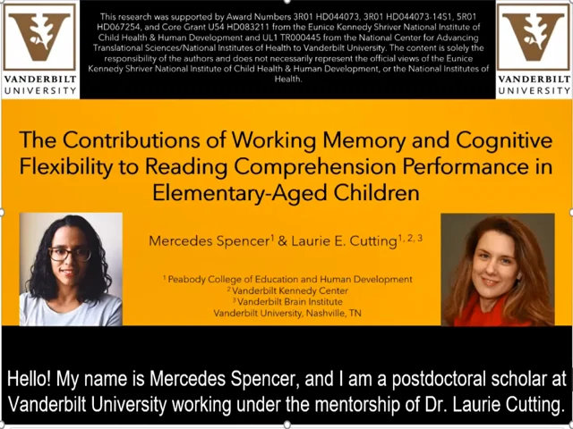 The contributions of working memory and cognitive flexibility to