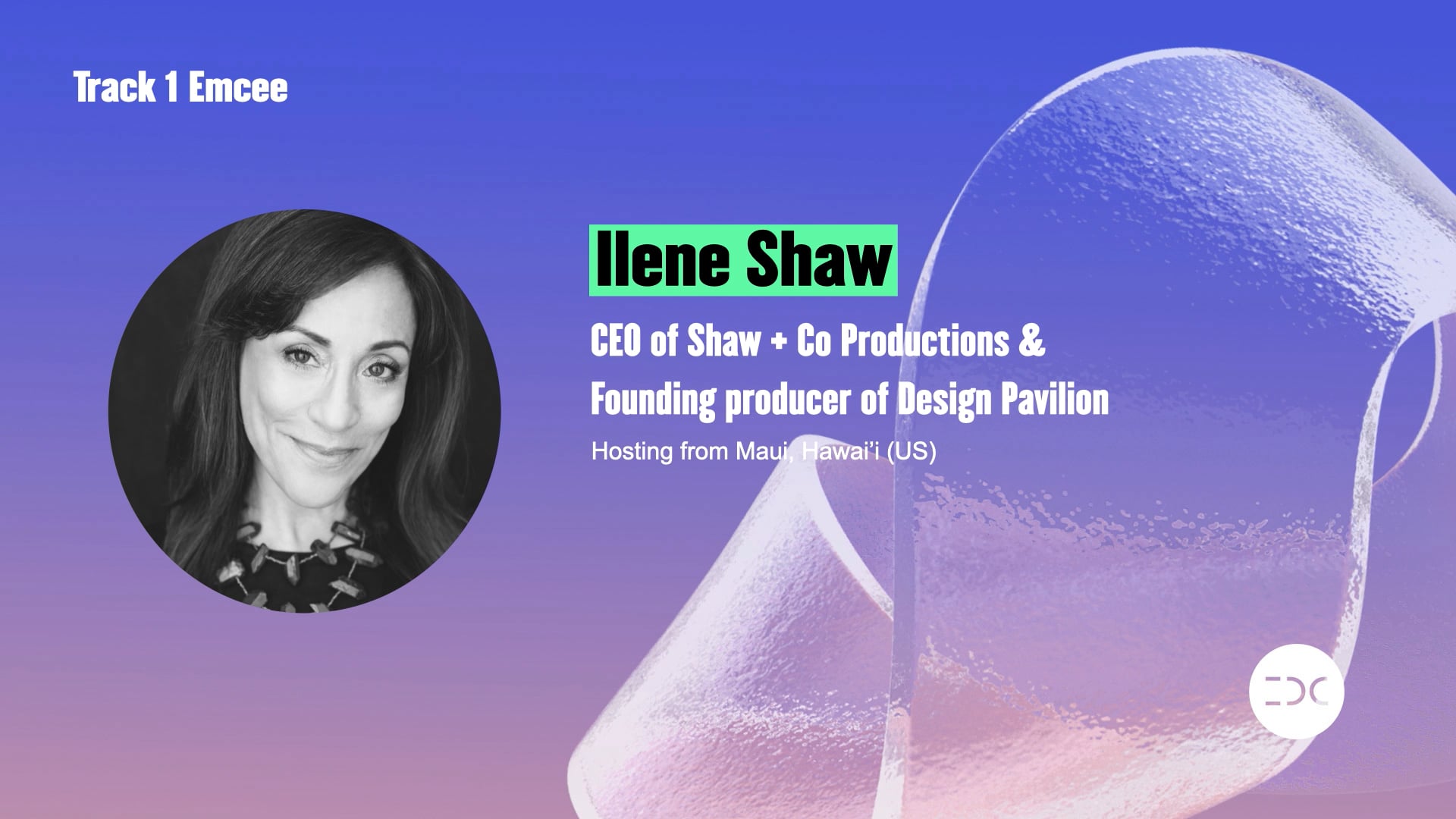 IDC 2021 - Ilene Shaw - Track 1 Introduction