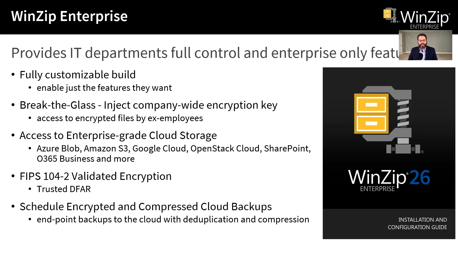 Watch WinZip in action with our product demo