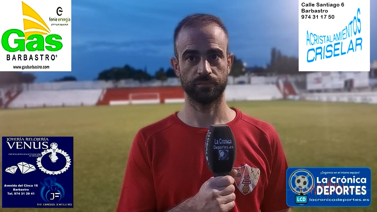 LA PREVIA / UDB Somontano - CD Sena / DANI ESCOLANO (Jugador Somontano) J 1 / 2ª Regional - G 2-1