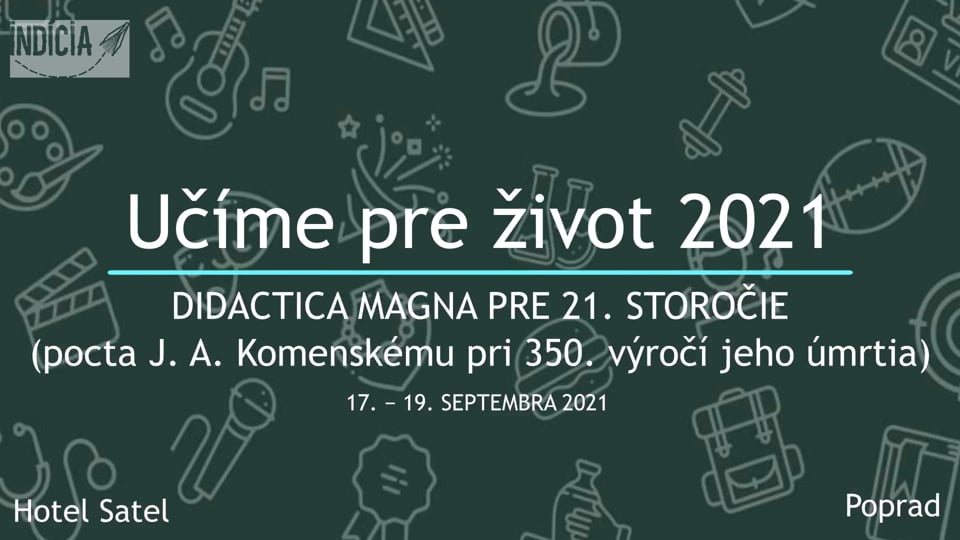 Otvorenie konferencie Učíme pre život 2021