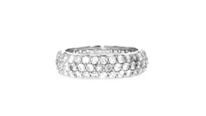 3.00 ct. t.w. Micropave Diamond Eternity Band in 14kt White Gold