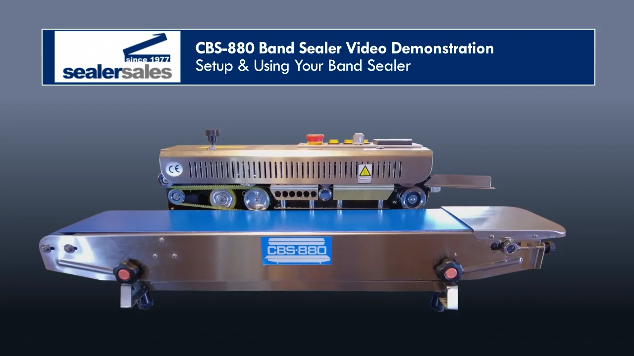 Sealer Sales CBS880 Set Up