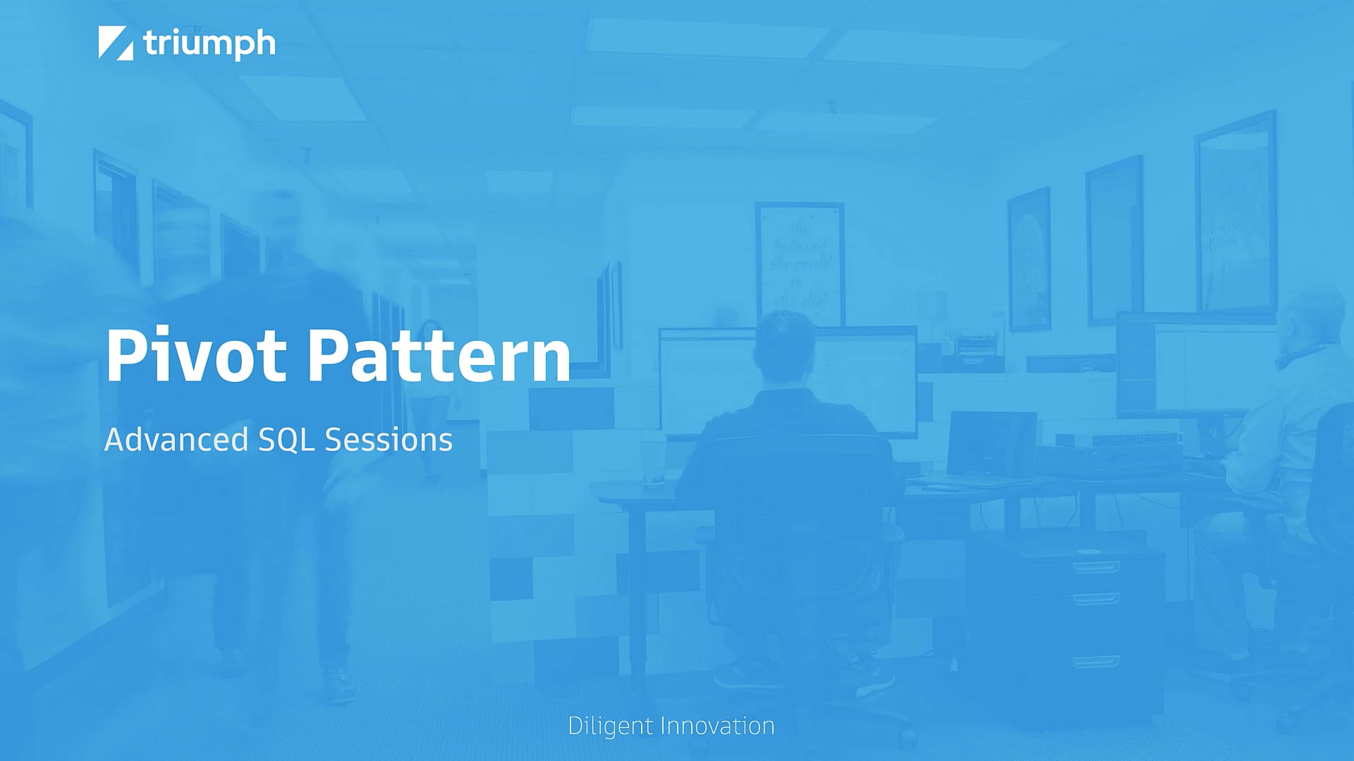 Pivot Pattern - Advanced SQL Sessions