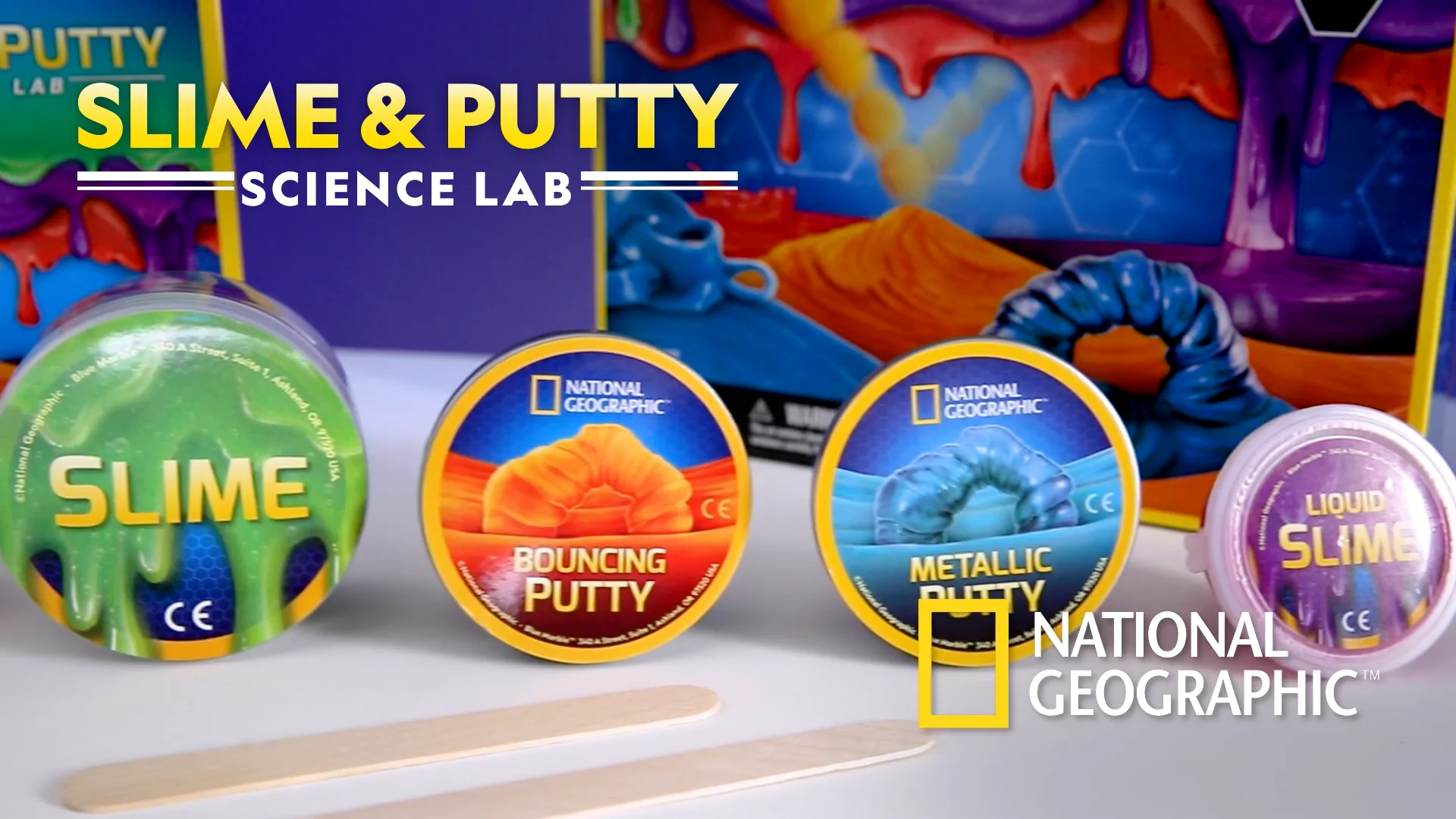 National geographic mega slime and hot sale putty lab