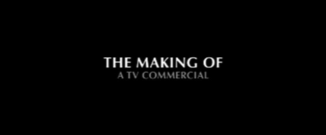 Cosmetics Commercial Making Of Teaser