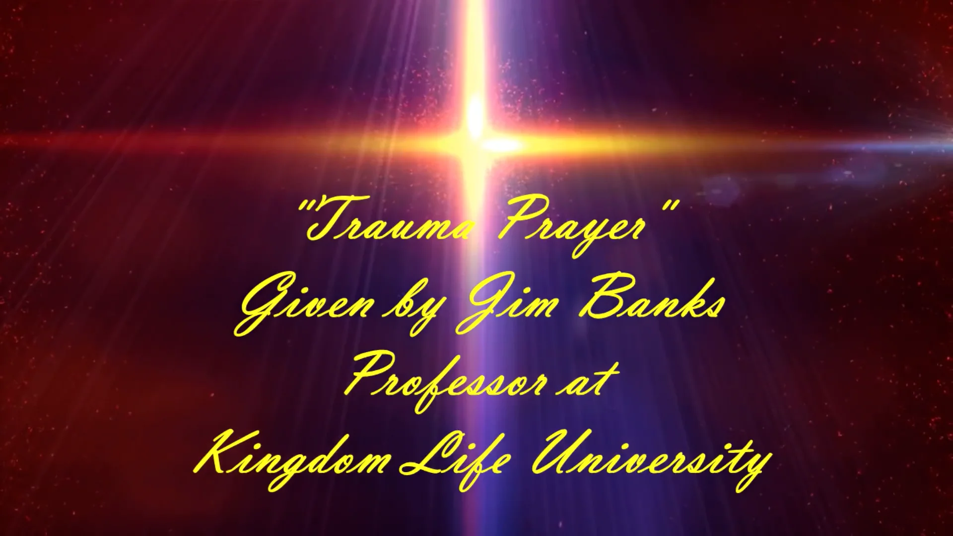 Trauma Prayer Jim Banks House of Healing.mp4 on Vimeo