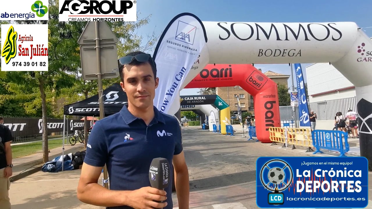 SERGIO SAMITIER (Ciclista Profesional Equipo Movistar y Vicepresidente Club Ciclista Barbastro)  23 EDICIÓN DE MOUNTAINBIKE PARA POLICIAS LOCALES.  Campeonato de España Ciudad de Barbastro / 25.09.2021