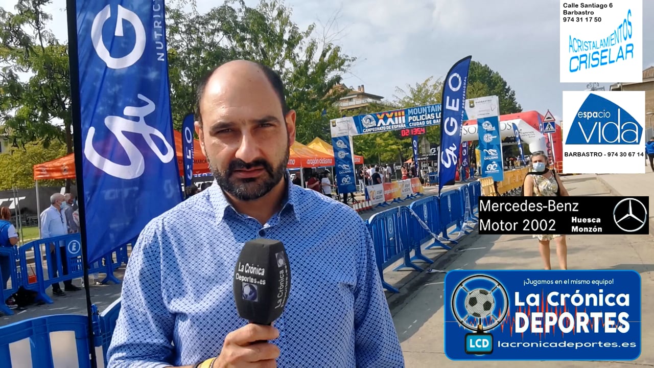 FERNANDO TORRES (Alcalde Barbastro)  23 EDICIÓN DE MOUNTAINBIKE PARA POLICIAS LOCALES.  Campeonato de España Ciudad de Barbastro / 25.09.2021
