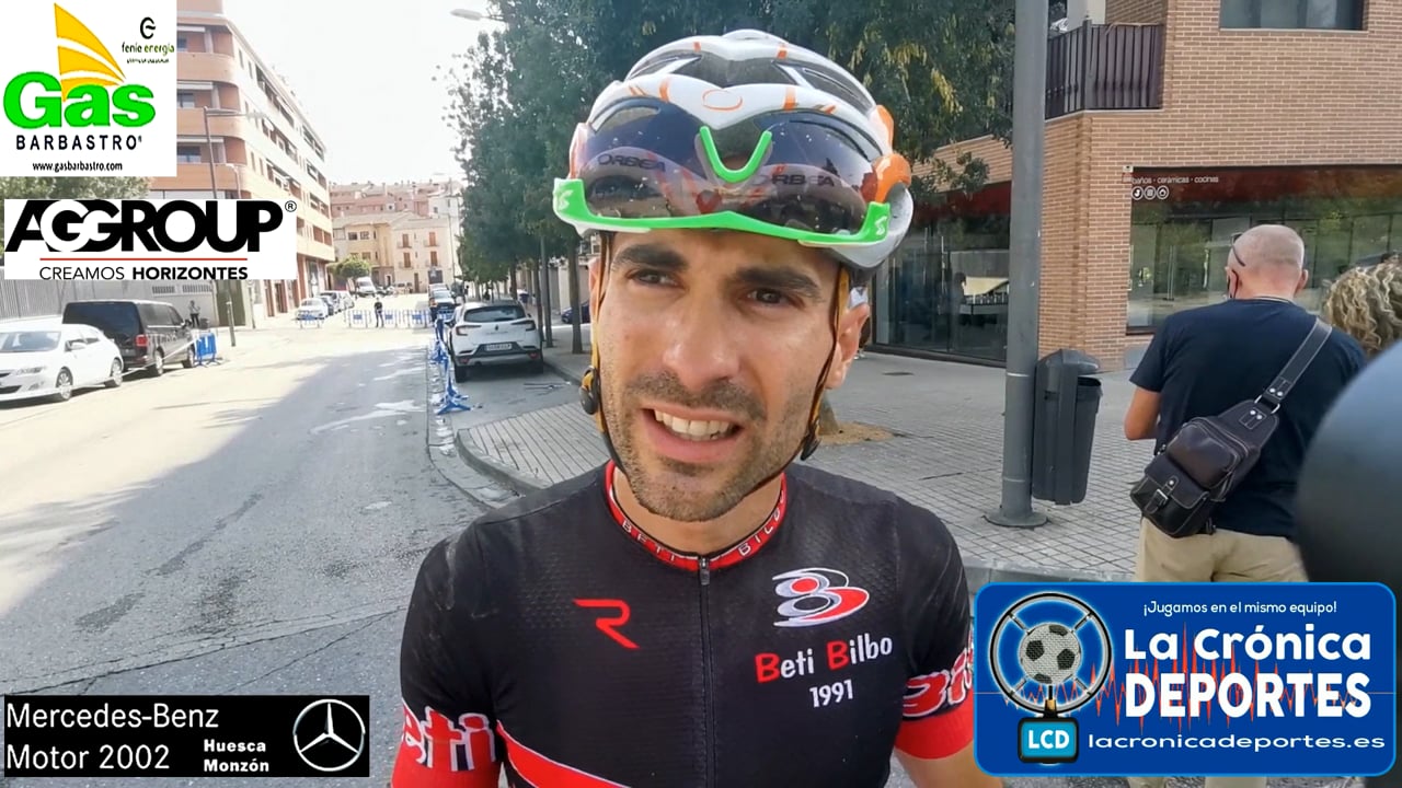 FINAL DE CARRERA Y MIGUEL MÍNGUEZ (Ganador categoría Masculina) 23 EDICIÓN DE MOUNTAINBIKE PARA POLICIAS LOCALES.  Campeonato de España Ciudad de Barbastro / 25.09.2021