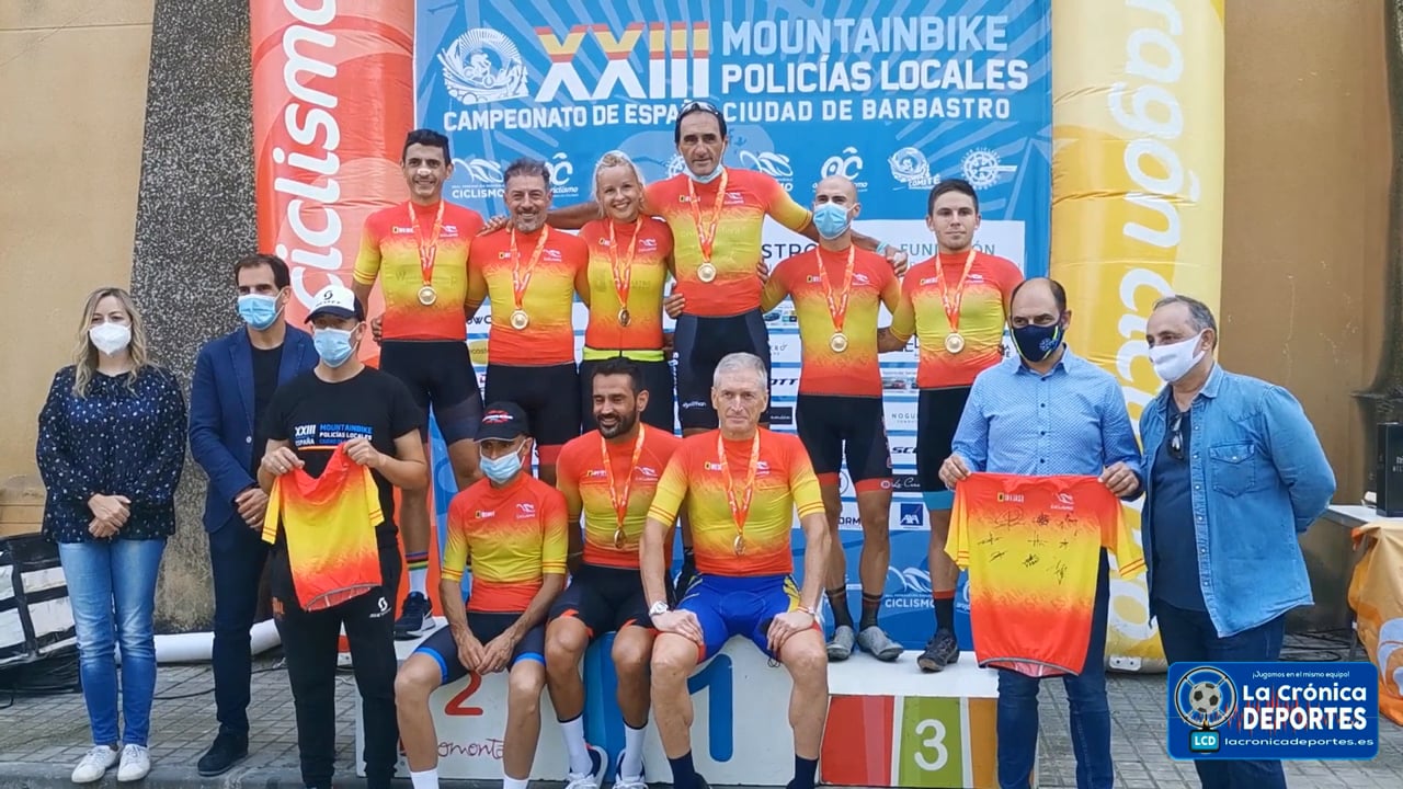 (ENTREGA DE PREMIOS) 23 EDICIÓN DE MOUNTAINBIKE PARA POLICIAS LOCALES.  Campeonato de España Ciudad de Barbastro / 25.09.2021