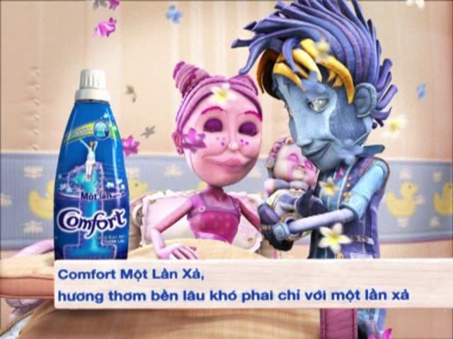 comfort big day - 3d animated tv commercial