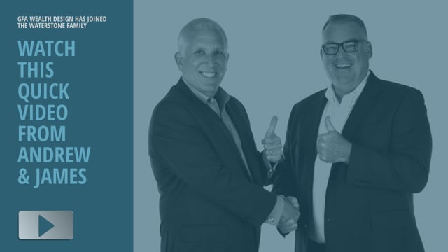 News from James Gallagher, Waterstone Financial