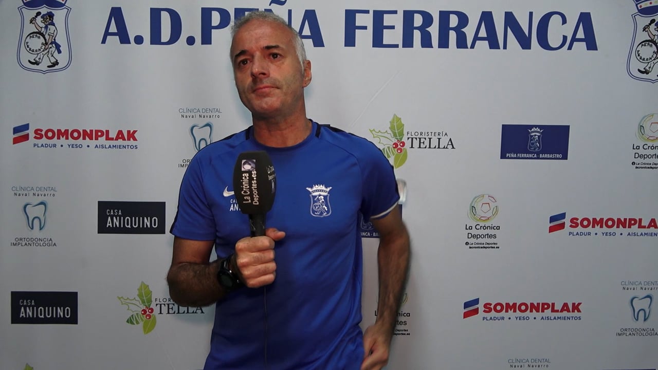 ALBERT MARTÍNEZ (Entrenador Ferranca) P. Ferranca Tella 0-3 Internacional Huesca / Jornada 3 / Preferente - Gr 1