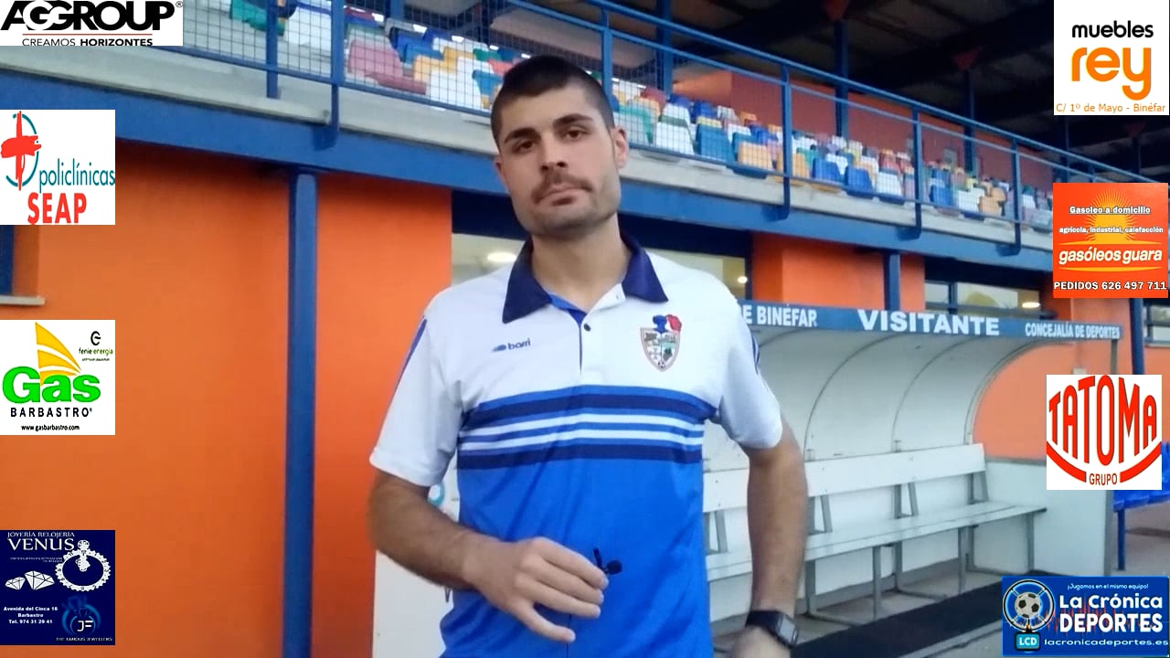 Nelson Ballarín (Jugador CD Binéfar) CD Binéfar 1-1 SD Borja / J 4 / 3ª División