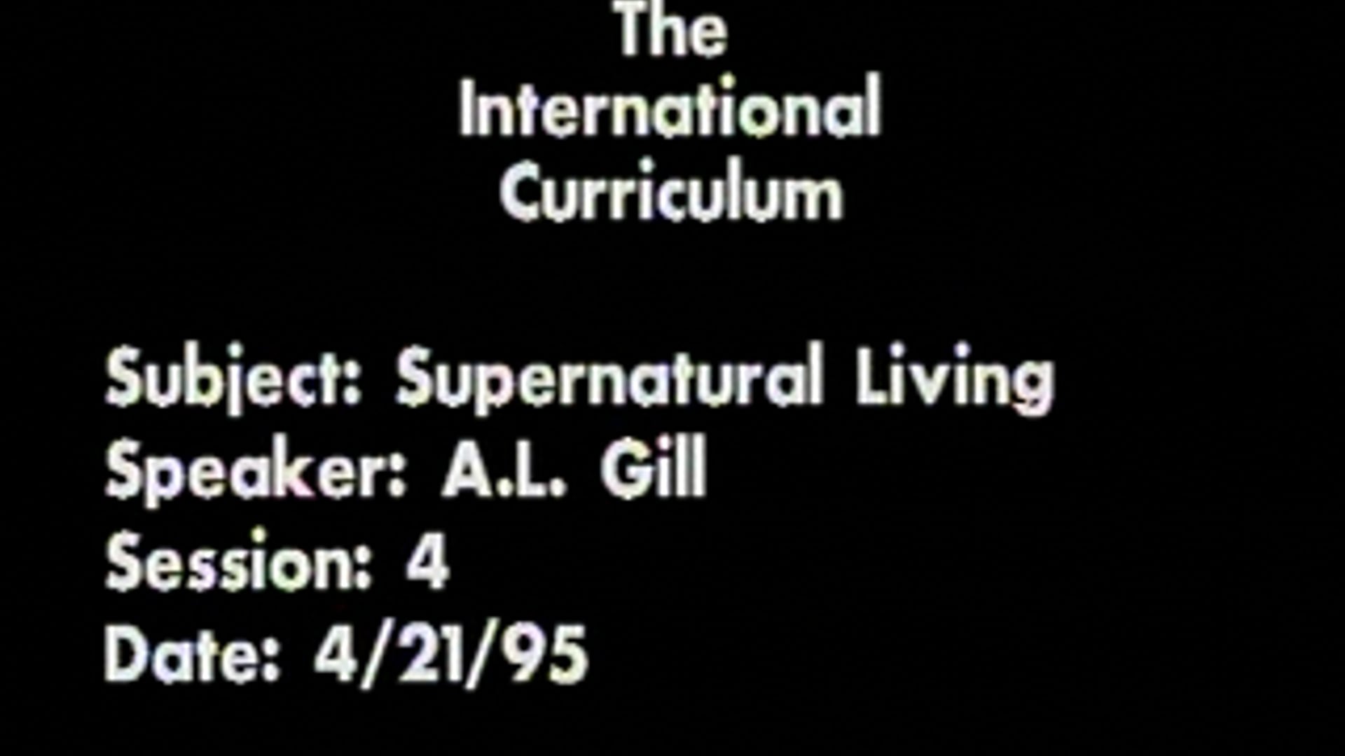 The Revelation Gifts