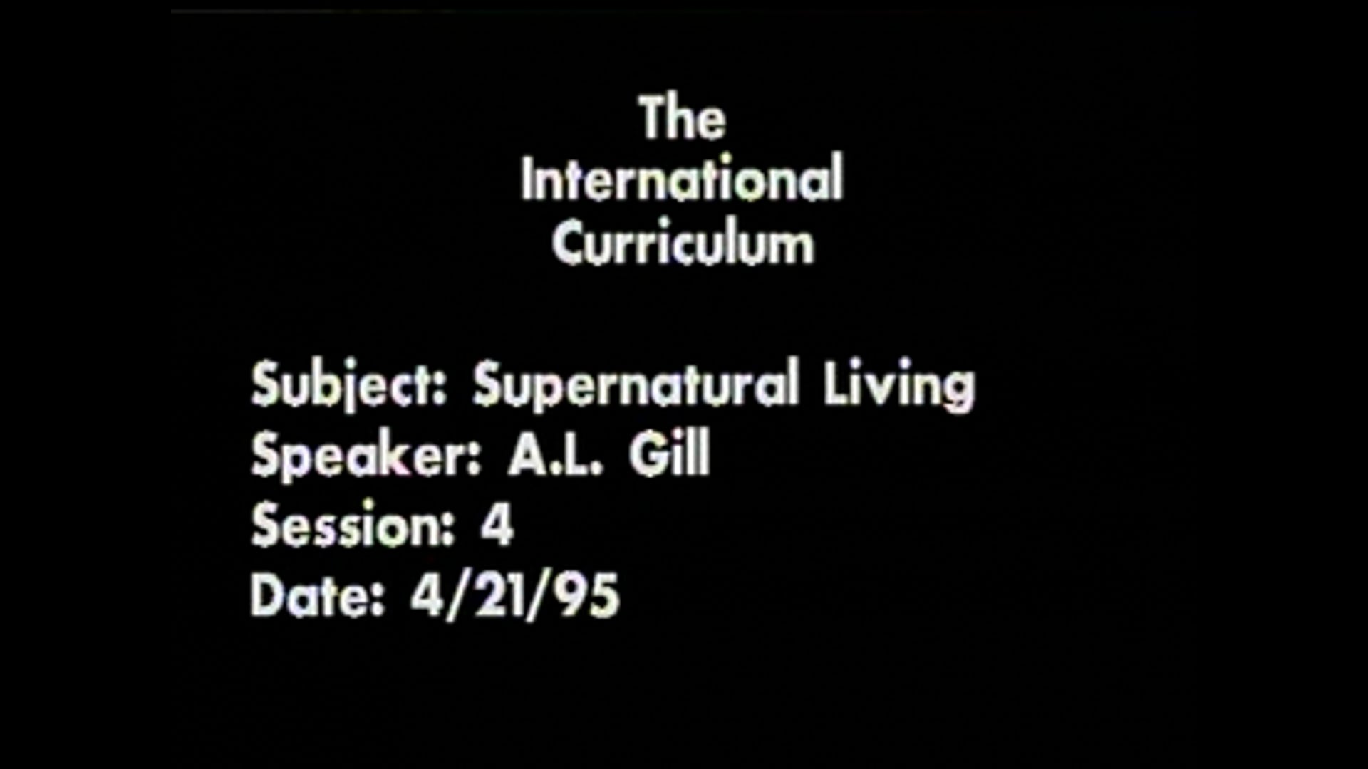 The Revelation Gifts