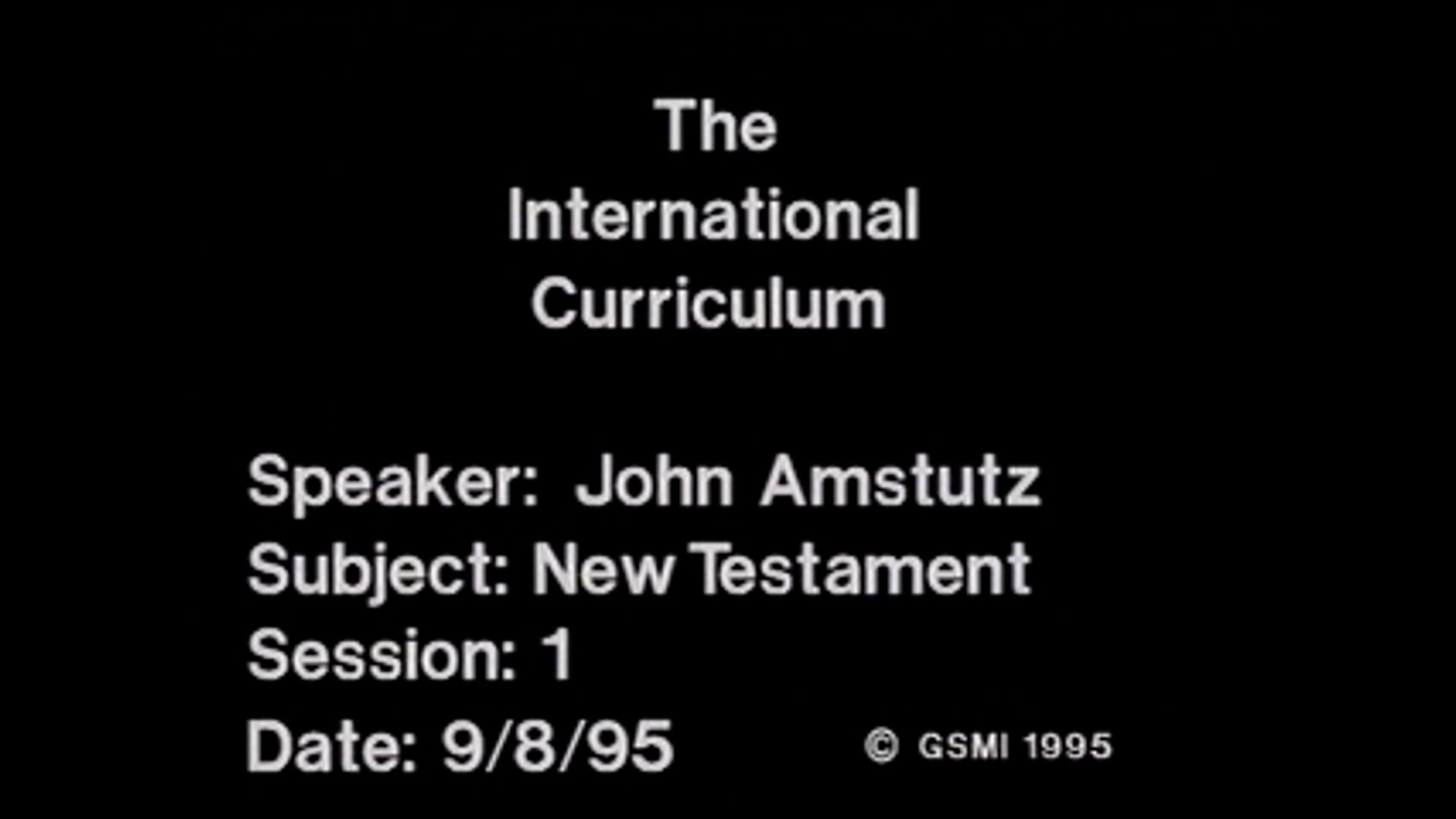 Introduction to the New Testament