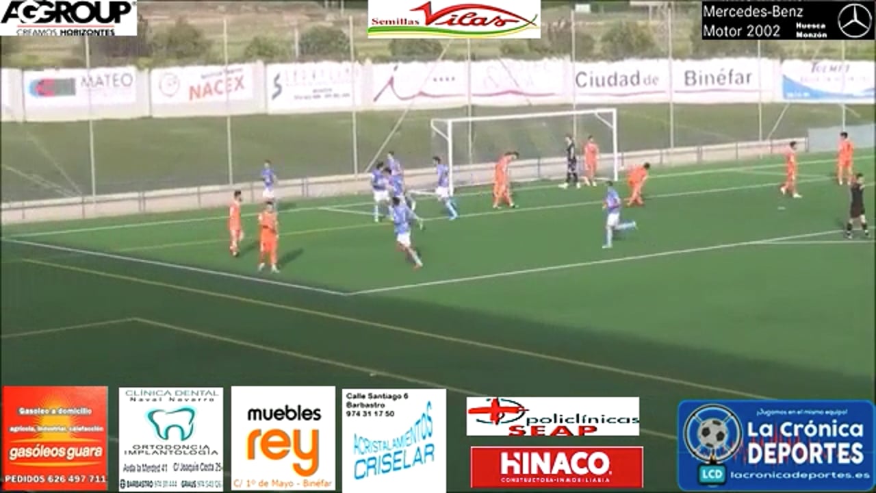 (RESUMEN y GOLES) CD Binéfar 1-1 SD Borja / Jornada 4 / 3ª División