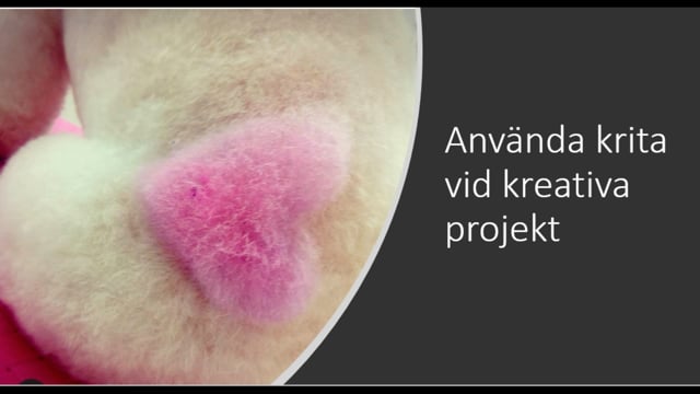 Addera färg med hjälp av krita