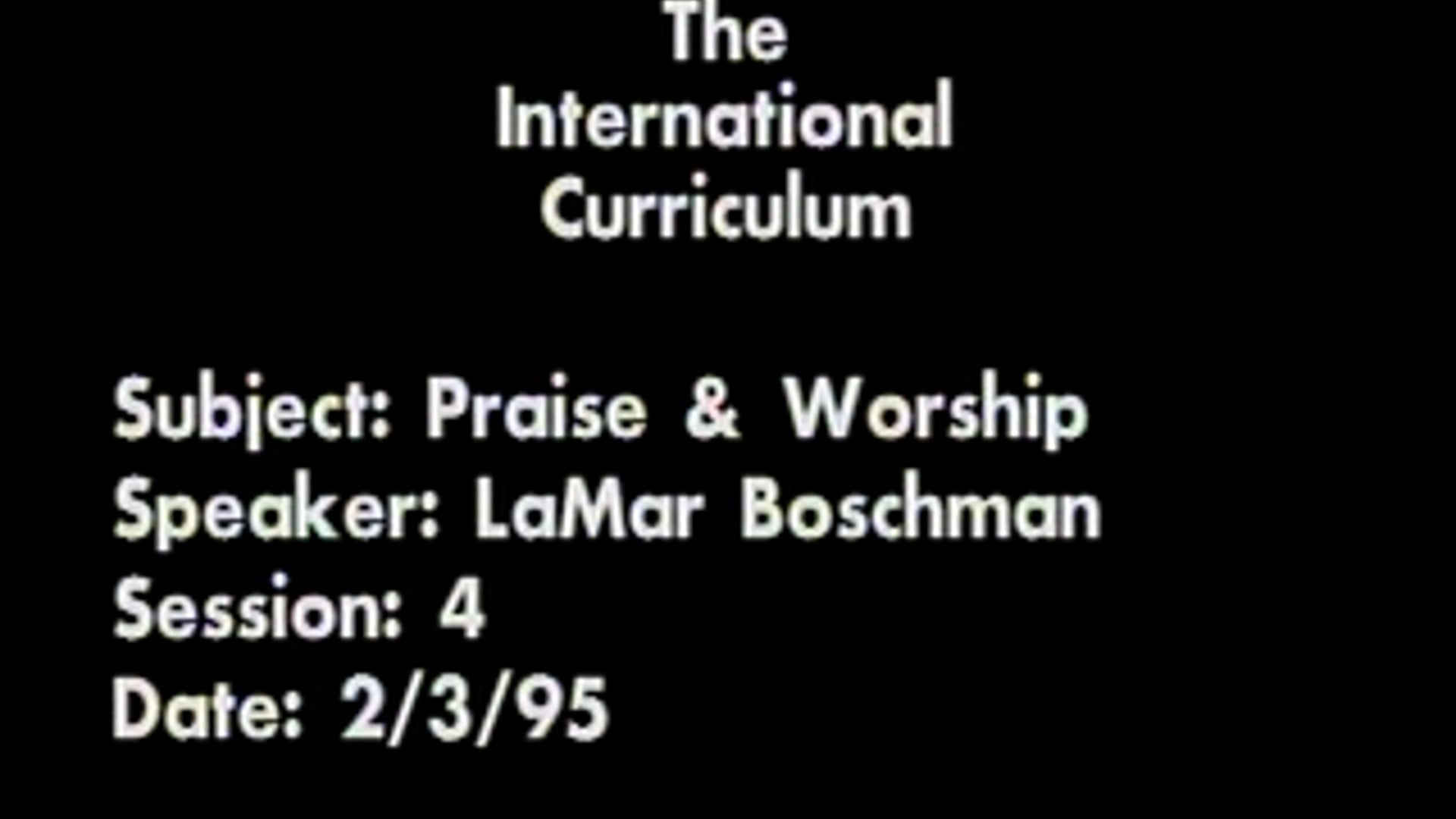 Our Responsibility as Worshippers