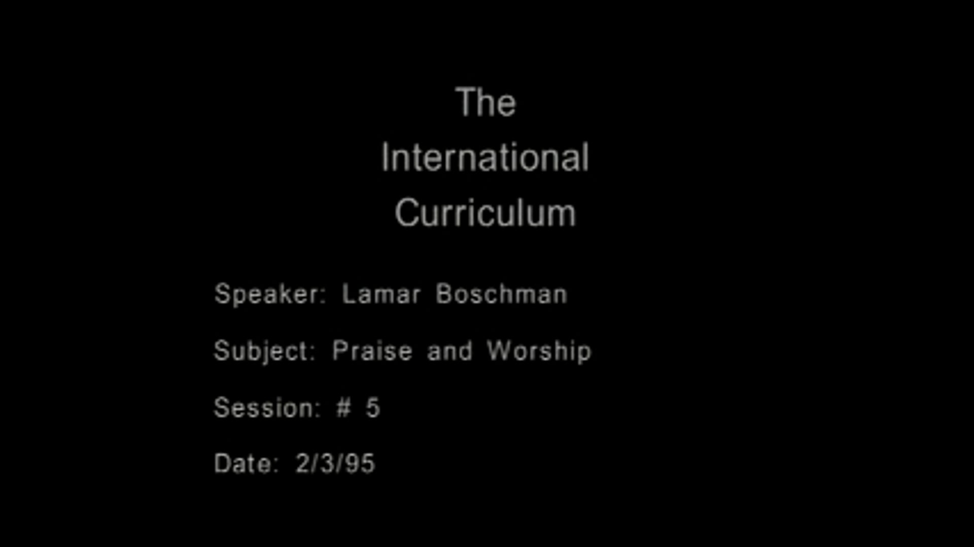 How to Become a Worshipper