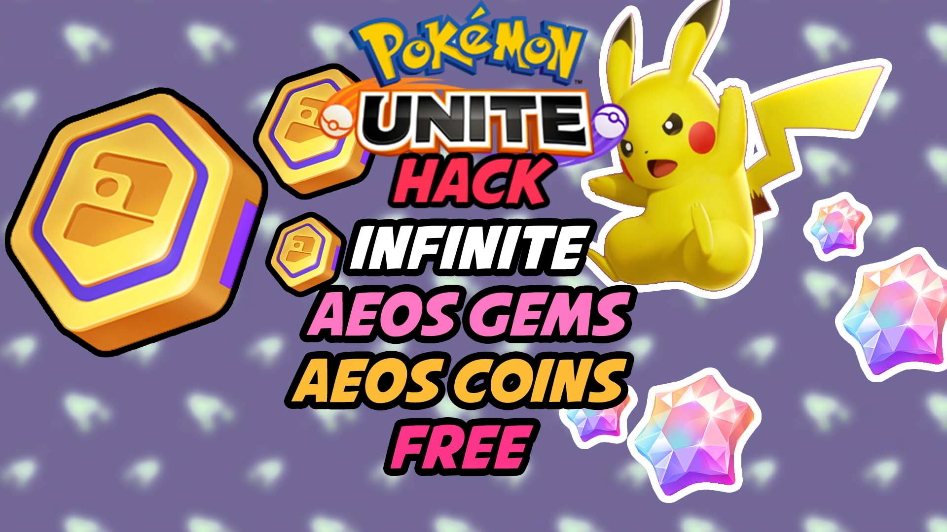 Pokémon Unite Currency Resource Cheat Infinite Aeos Gems & Aeos Coins
