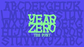 YearZero Font, a Font by YearZero.xyz (Thumbnail 2 of 5)