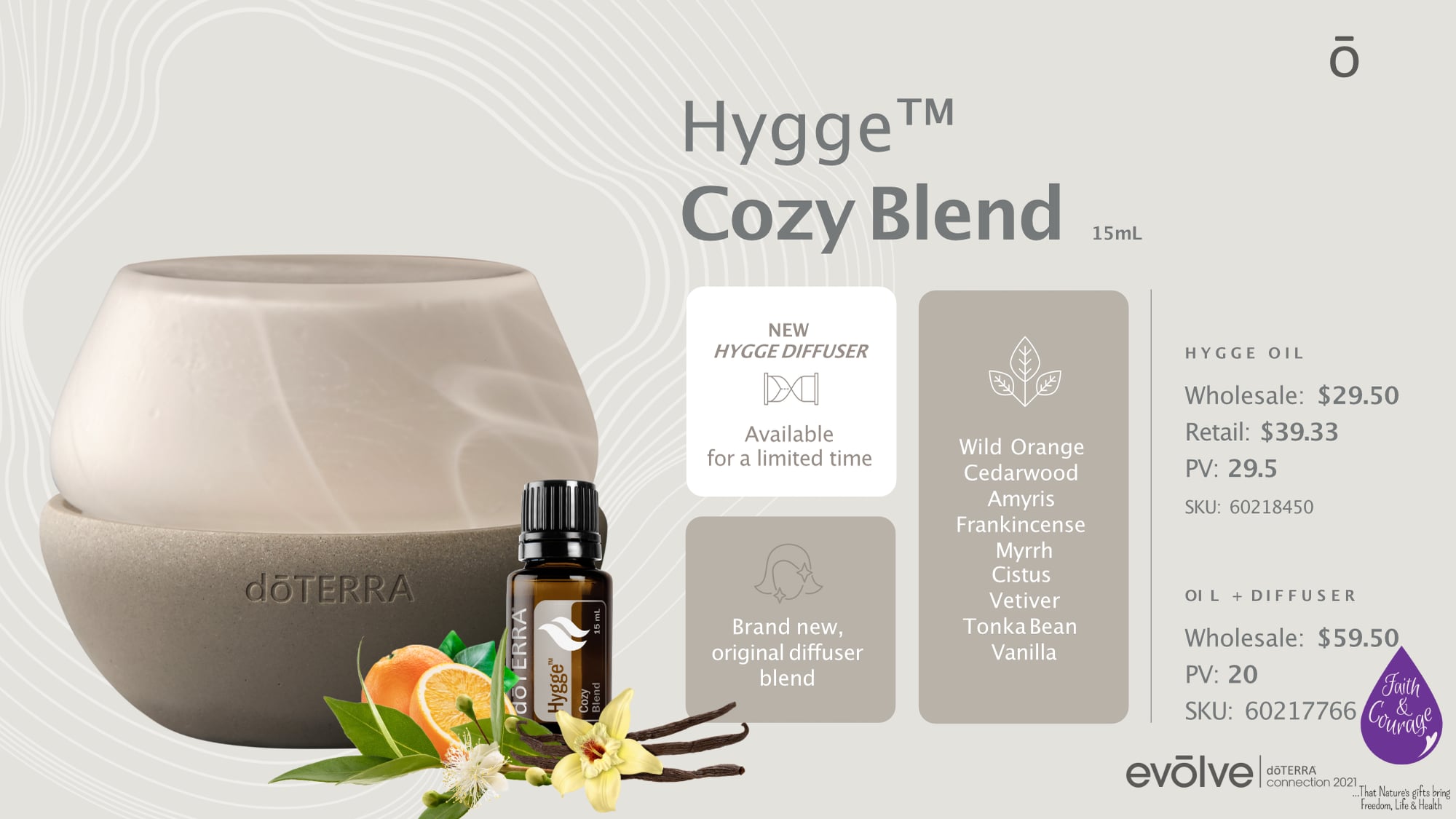 限定品】doTERRA ドテラ ヒュッゲ アロマディフューザー 10月の