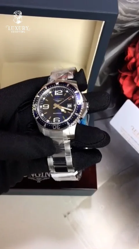 LONGINES HydroConquest L3.730.4.96.6 Watch 39mm on Vimeo