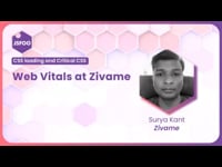 Web Vitals at Zivame