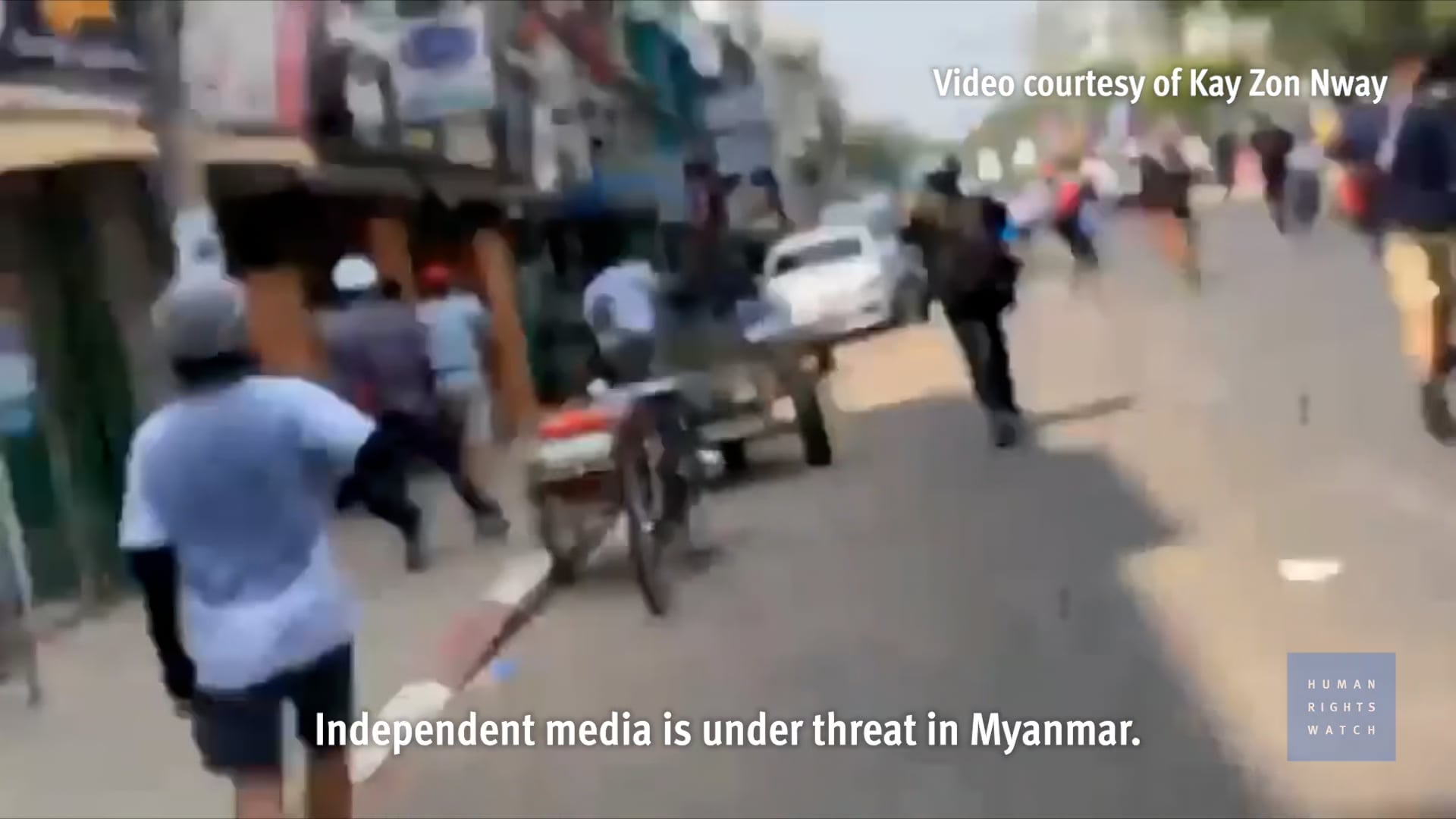 2021 HRW Myanmar Press under attack