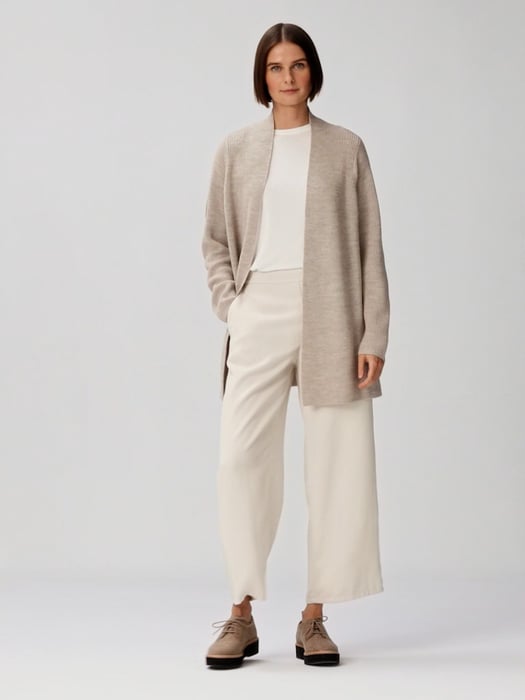 Pure Jill Soft-Twill Wide-Leg Pants