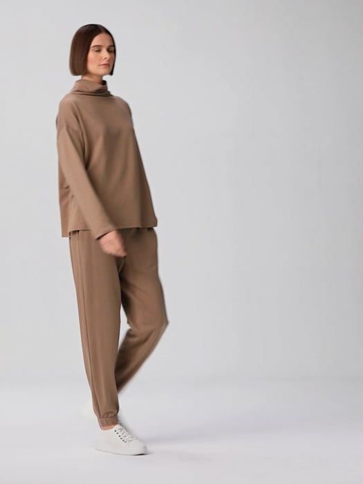 Cozy Brushed Terry Hug Jogger Pant EILEEN FISHER