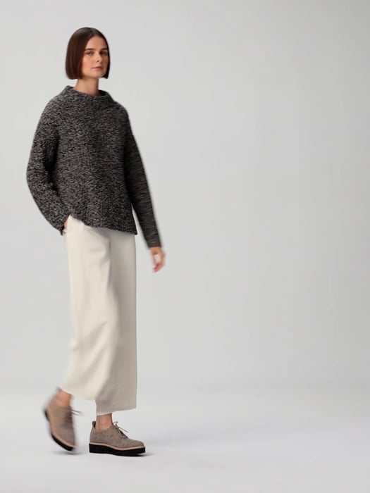 Peruvian Organic Cotton Boucle Box-Top | EILEEN FISHER Peruvian Organic Cotton Boucle Box-Top | EILEEN FISHER