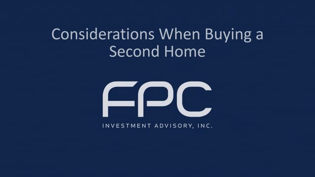 Considerations When Buying a Second Home