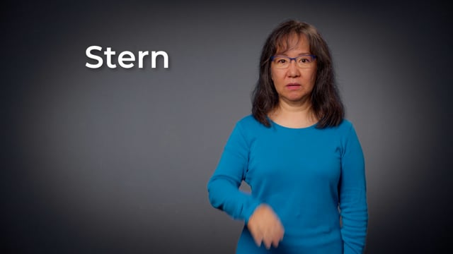 Stern | SEE Signs ESC Region 13