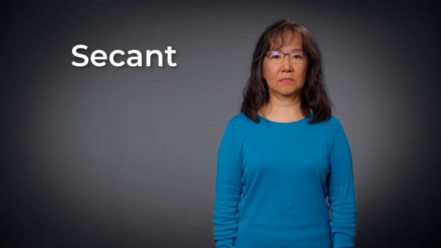 Secant | SEE Signs ESC Region 13