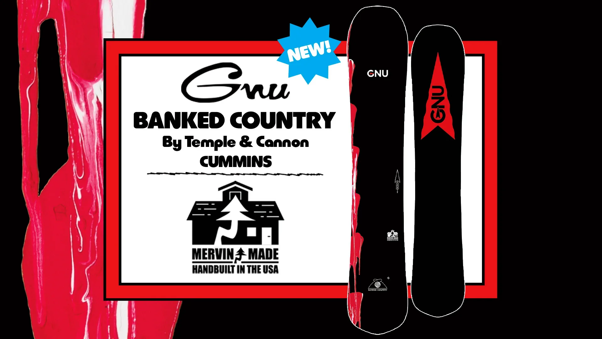 サーフボードのFINからヒントを得たテールコントロール！GNU BANKED