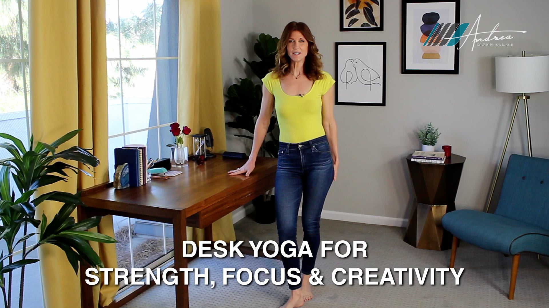 Desk Yoga for Strength, Focus & Creativity