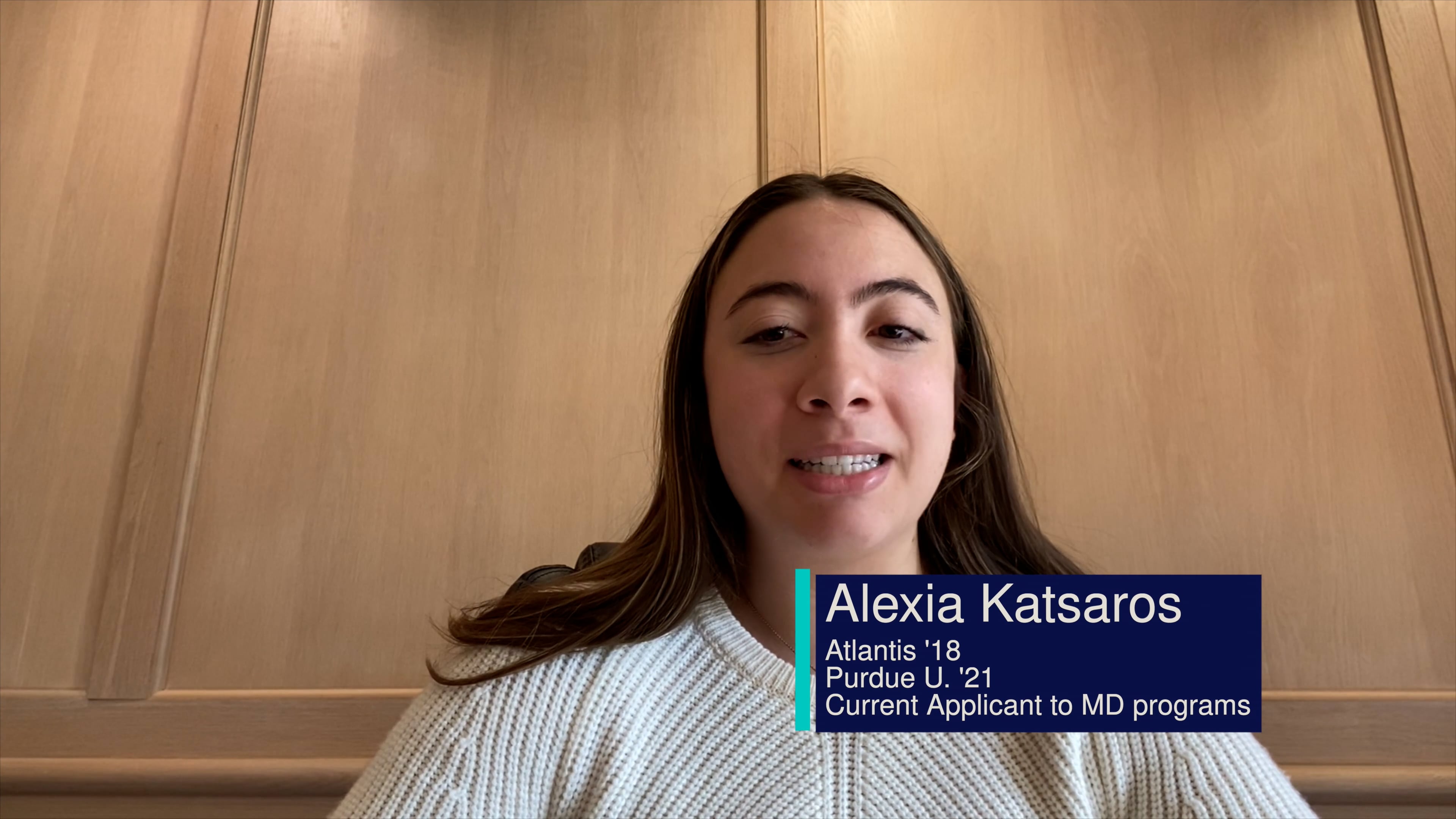 Alexia Katsaros - Testimonial